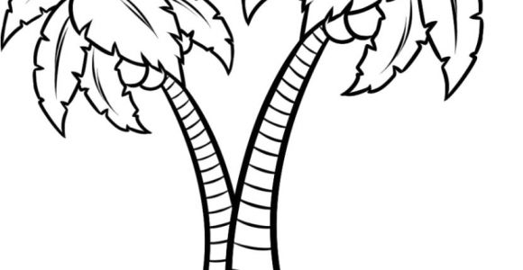 Coloriage Palmier Facile Coloriage Palmier Facile Jecolorie