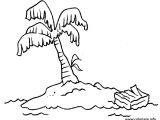 Coloriage Palmier Facile Coloriage Palmier Ile Deserte Dessin
