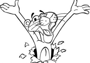 Coloriage Panthere Rose En Ligne Coloriage Panth¨re Rose En Ligne Gratuit   Imprimer