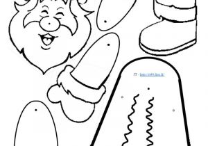 Coloriage Pantin A Imprimer Pantin PÈre Noel Très Facile Avec Des Petits