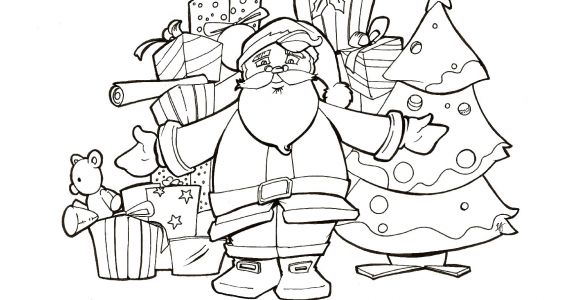 Coloriage Papa Noel A Imprimer Coloriage De No L