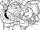 Coloriage Papa Noel Traineau Coloriage De Papa Noªl En Ligne Gratuit   Imprimer