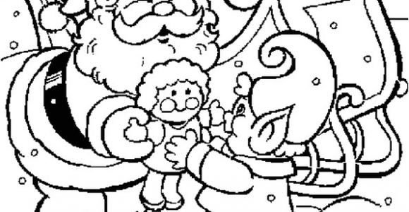 Coloriage Papa Noel Traineau Coloriage De Papa Noªl En Ligne Gratuit   Imprimer