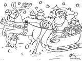 Coloriage Papa Noel Traineau Coloriage Du Pere Noel Coloriage Traineau Aux Cadeaux