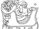 Coloriage Papa Noel Traineau Coloriage P¨re No L Et son Traineau Magique