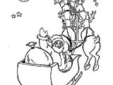 Coloriage Papa Noel Traineau Coloriage Tra Neau P¨re No L En Ligne Gratuit   Imprimer
