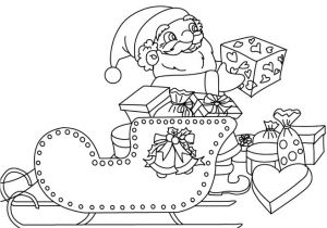 Coloriage Papa Noel Traineau Coloriages Du P¨re No L 70 Coloriages De No L