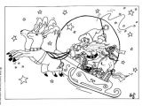 Coloriage Papa Noel Traineau Renne Coloriages Lire Et Apprendre Dessins Pour Les Enfants
