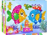 Coloriage Papillon Et Fleur Acheter Livres De Coloriage Arc En Papillon Fleur De Poisson Autocollants Jouets Manuel Faire De La P¢te De Cristal Dessin Animé originalité Jouet