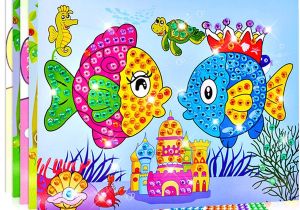 Coloriage Papillon Et Fleur Acheter Livres De Coloriage Arc En Papillon Fleur De Poisson Autocollants Jouets Manuel Faire De La P¢te De Cristal Dessin Animé originalité Jouet