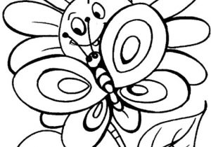 Coloriage Papillon Et Fleur Coloriage Du Lapin Dans Les Fleurs Avec Le Papillon