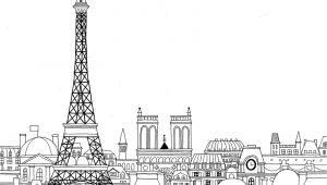Coloriage Paris A Imprimer Dessins Et Coloriages 5 Coloriages De Paris En Ligne à