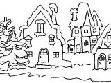 Coloriage Paysage De Noel Coloriage Paysage Coloriage Hiver & Noel Pinterest