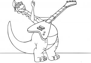 Coloriage Peau D Ane Coloriage Denver Le Dernier Dinosaure   Imprimer Et Colorier