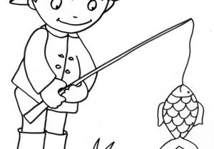 Coloriage Pecheur Imprimer Gratuit Coloriage De tom à La Pêche Tête à Modeler