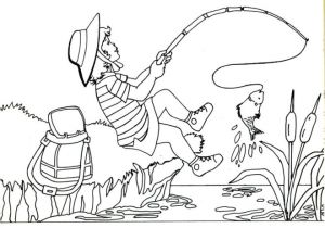 Coloriage Pecheur Imprimer Gratuit Coloriage Pêcheur Dessin Couleur Dessin Gratuit à Imprimer