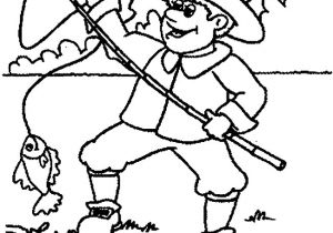 Coloriage Pecheur Imprimer Gratuit Coloriage Pêcheur Et Poisson Dessin Gratuit à Imprimer