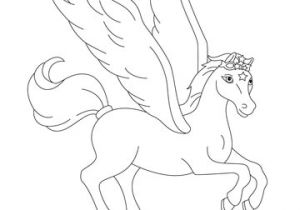 Coloriage Pegase Imprimer Coloriage Pégase Qui Vole