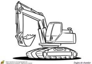 Coloriage Pelleteuse Chantier Camion Benne3 Engin De Travail