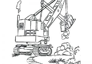 Coloriage Pelleteuse Chantier Coloriage Chantier Et Construction Coloriage Camion Grue