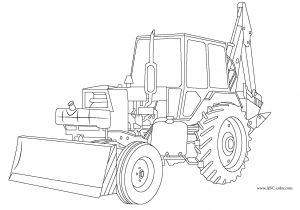 Coloriage Pelleteuse Chantier Dessin A Colorier Camion De Chantier Inspirant Décor Dessins