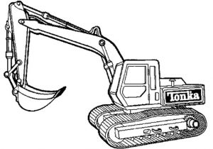 Coloriage Pelleteuse Chantier Tractopelle A Colorier Et A Imprimer