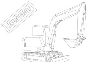 Coloriage Pelleteuse Gratuit Bulldozer Pelle Mécanique 51 Transport – Coloriages   Imprimer