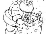 Coloriage Pere Noel à Imprimer format A4 Dessin Sapin De Noel Facile