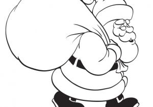 Coloriage Pere Noel Cadeaux Dessin   Colorier Du P¨re No L Avec Ses Lunettes Et son Gros