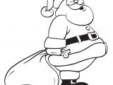 Coloriage Pere Noel Cadeaux Dessin   Colorier Du P¨re No L Qui Fait Une Petite Pause
