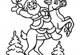 Coloriage Pere Noel Et Ses Rennes Coloriage Pere Noel Et son Traineau Les Rennes T Un Rle