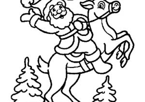 Coloriage Pere Noel Et Ses Rennes Coloriage Pere Noel Et son Traineau Les Rennes T Un Rle