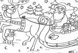 Coloriage Pere Noel Et son Traineau Dessin Pere Noel Kawaii A Colorier