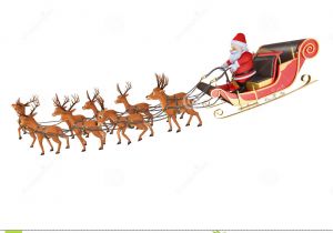 Coloriage Pere Noel Et son Traineau Tra Neau Du S De Santa Illustration Stock Illustration Du