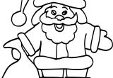 Coloriage Pere Noel Facile Coloriage Père Noël Facile à Imprimer
