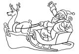 Coloriage Pere Noel Rennes Traineau Coloriage Traineau Du Pere Noel A Imprimer Coloriage De