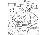 Coloriage Petit Ours Brun à Imprimer Coloriage Petit Ours Brun Automne