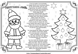 Coloriage Petit Papa Noel Imprimer Coloriage Noel Ptine Chanson