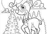 Coloriage Petit Pere Noel Coloriage Le Renne Du Père Noël