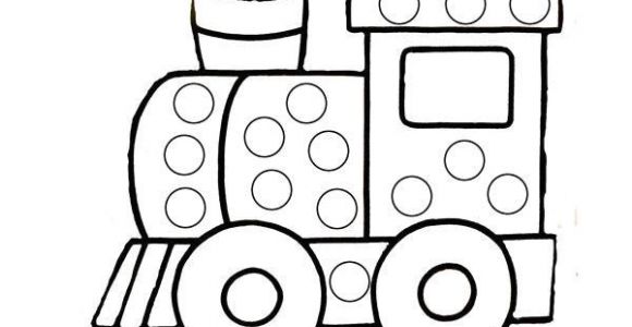 Coloriage Petit Train A Imprimer Coloriage à Gommettes Le Train Dessiné Par Nounoudunord