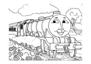 Coloriage Petit Train A Imprimer Dessin Train A Colorier