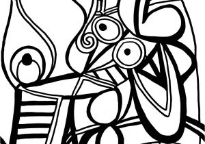 Coloriage Picasso à Imprimer Le Picasso Cassé Le tour De Mes Idées