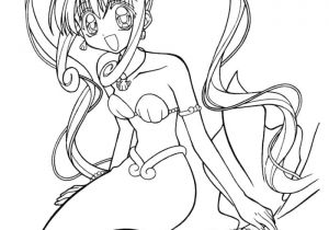 Coloriage Pichi Pichi Pitch Hanon Luchia the Mermaid Coloring Pages Hellokids