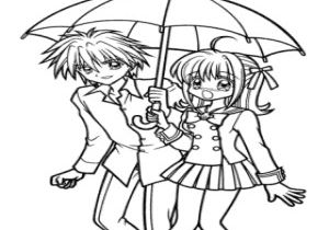 Coloriage Pichi Pichi Pitch Luchia Et Kaito Coloriage Mermaid Melody   Imprimer