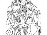 Coloriage Pichi Pichi Pitch Lucie Coloriages Luchia Hanon & Rina â Sekai No Pichi Pichi Pitch â