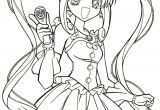 Coloriage Pichi Pichi Pitch Lucie Luchia Nanami En Chanteuse â Sekai No Pichi Pichi Pitch â