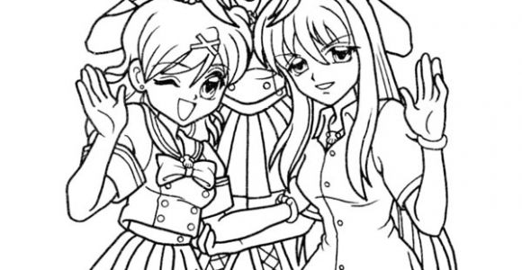 Coloriage Pichi Pichi Pitch Pure Coloriages Luchia Hanon & Rina â Sekai No Pichi Pichi Pitch â