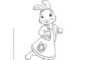 Coloriage Pierre Lapin Zouzou Les Coloriages Des Zouzous Zouzous Dessins Animés Pour Les tout