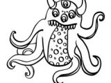 Coloriage Pieuvre à Imprimer L Horrible Poisson Poulet   Colorier Coloring