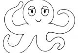 Coloriage Pieuvre Facile Coloriages Coloriages Pour L été